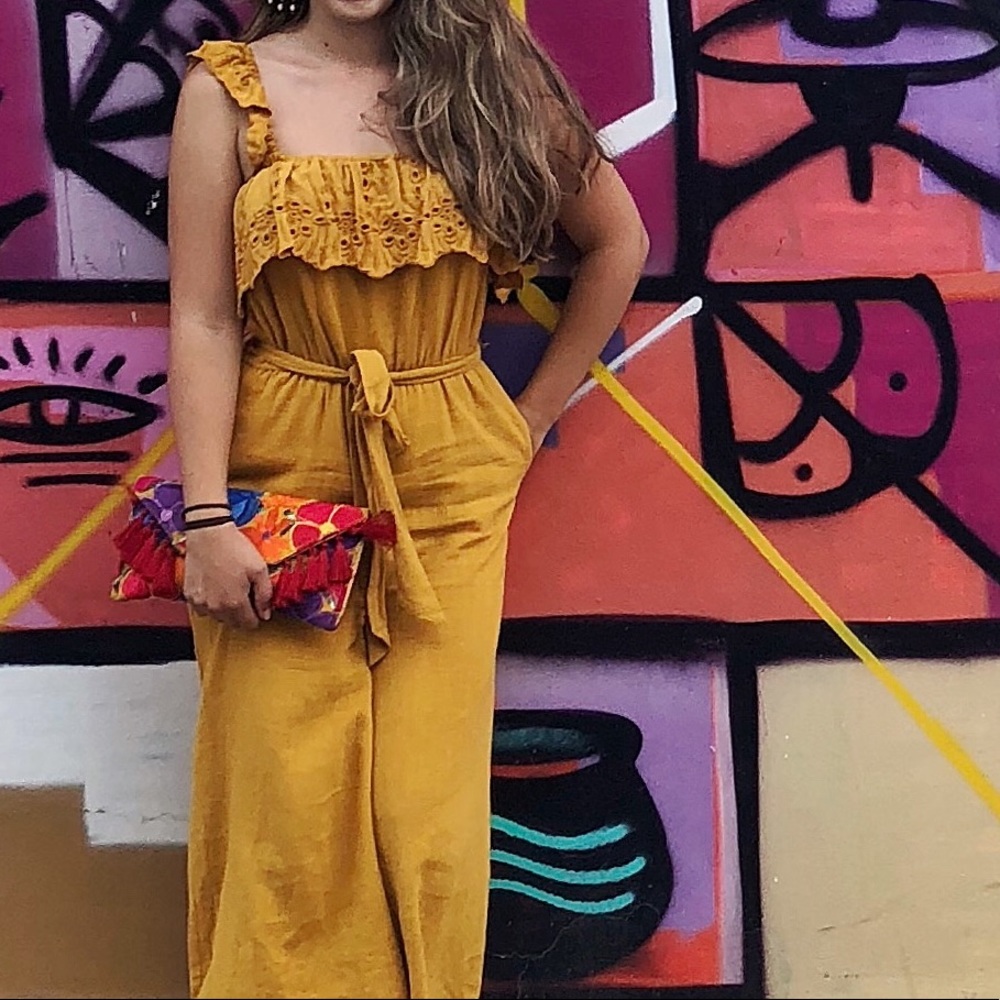 Yellow jumpsuit